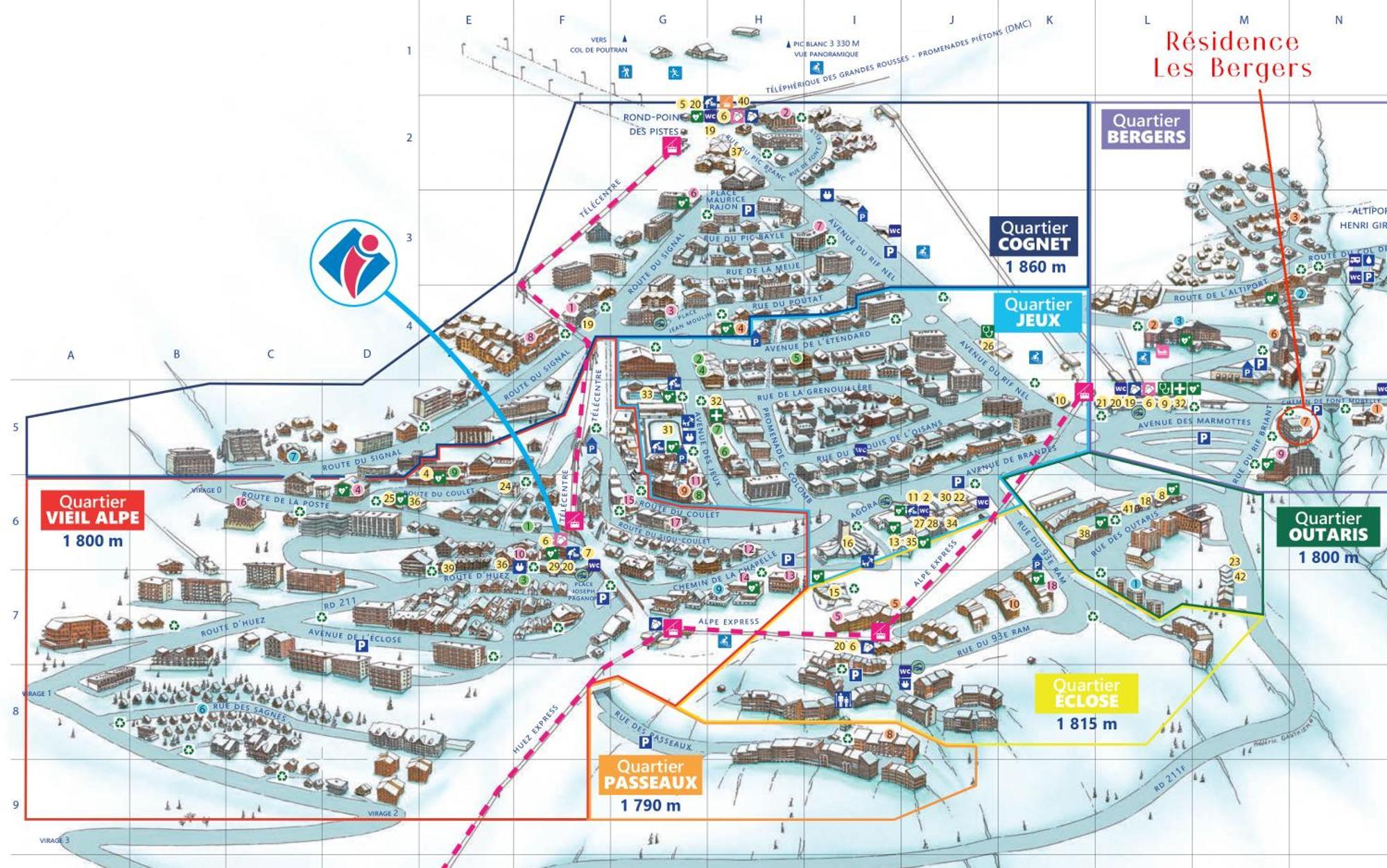 Homency - Residence Aux Bergers B502 Alpe d'Huez Zewnętrze zdjęcie